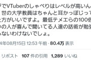 【悲報】アニメアイコン「大学教員はVTuberのしゃべりを見習え！」ﾄﾞﾝｯ！