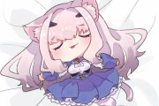 【FGO】舌しまい忘れにゃんこメリュ子！！　少し出てる舌が可愛いです！