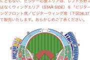 人気球団DeNA、CS本拠地開催の場合外野席全てホーム指定席 ビジター外野席は全てウイングへwyvyv