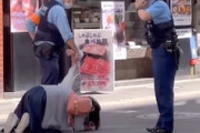 【動画】歌舞伎町の酔っぱらい姉ちゃん、警察の胸ぐらを掴んで御用にｗｗｗ