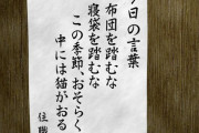今日の言葉、つまりはネコバンバン。でもこの場合は・・・【再】