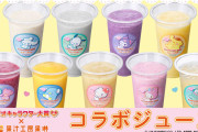 「サンリオキャラクター大賞×果汁工房果琳」9キャラのコラボジュース発売&投票シールが貰える！