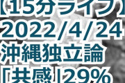 【沖タイ】沖縄独立論に「共感」29％　沖縄県民に世論調査【共同通信】