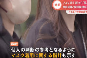 【マスク着用は個人の判断】3月13日からに正式決定