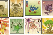 外国人「初代のポケモンを日本の伝承っぽく描いてみたよ！」