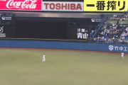 【ヤクルト対巨人21回戦】ヤクルトのセンター塩見、打球を見失う・・・