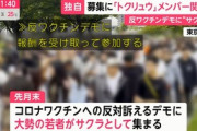 反ワクデモ「サクラ」募集に“トクリュウ”のスカウトグループメンバー関与か…「報酬1万円」SNS投稿に大勢の若者参加