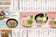 ラーメン「外食でも1000円超えたらもう高いです」そば・うどん「外食で1000円超えるなんてもっての外です」