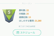 【ポケモンGO】非レジェが「連勝記録（23勝）」で俺強い俺凄いって騒いでるけどこれ自慢になってるの？