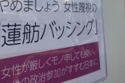 【悲報】蓮舫支持者「蓮舫さんは女だから負けた、女だから批判されてる！蓮舫バッシングは女性蔑視！！」