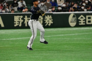 【2022/7/1 F-B】オリックス・宗のサード守備、やはりすごい！三塁線の当たりになりそうな打球を素早く一塁に投げヒットを防ぐ！