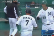 ロッテ福田秀平&井上のファーム成績