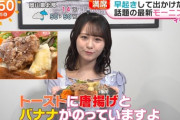 【≠ME】尾木波菜、『めざましテレビ』イマドキで最新モーニングを紹介🍌🍞