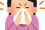 黄砂の飛ぶ時期になると本当に辛くて、常に37.4～37.6の微熱も出る。今のご時世にこの微熱は本当にヒヤヒヤする…
