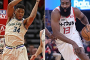 【NBA】髭とヤニスのモンスターデュオがみてみたい