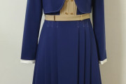 乃木坂46の秋制服、夏制服のデザインをベースに生地の風合いや秋でも色合いが重くならない様にネイビーの彩度を上げて仕上げている！