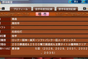 画像　パワプロ2020のロッテ種市がとんでもない成績をのこしたんやが