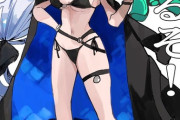 【FGO】水着のニキチッチちゃんイラスト！！　黒ビキニが最高です！！