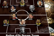 「バロンドール・ドリームチーム」発表！現役からはメッシ＆C・ロナウドが選出