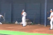 【朗報】競合ドラ1根尾昂さん、ブルペンで約30球の投球練習