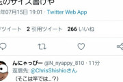 獅子王クリス、怒りのツイート