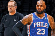 【NBA】ニック・ナースもレブロン・ジェームズのPG起用を示唆か