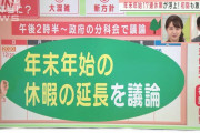 政府｢年末年始17連休案出すぞ！これで消費加速や！｣