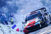 【動画】2022WRC開幕戦モンテカルロ：SS13を終えてトヨタのオジェがトップ　ローブ、ブリーンと続く