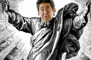 【痛快画像】慰安婦像にひざまずく安倍晋三像が登場！日韓左翼大喜びか