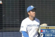 【vs.キューバ代表練習試合】日ハム畔柳、6回にデスパイネのタイムリーツーベースで1点を失う
