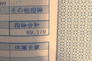【画像】底辺職扱いされる「タクシードライバー」の給与明細がこれ！…結構凄くないか？