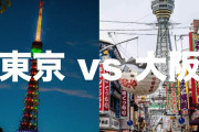 大阪府民さん、日本で1番東京の事をライバル視していることが判明　約４割が「東京」をライバル視ｗｗｗｗｗｗ
