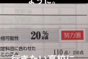 【感動】偏差値35のJCが感動の『志望校合格の軌跡』を公開！これには涙が止まらないｗｗｗｗ