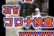【速報】中国、ついに石をコロナ検査　狂っているｗ （動画あり）