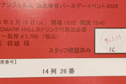 本日の為永幸音さんバースデーイベントの客入りがこちら！