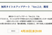 【MHRise】アップデートは9時予定か【モンハンライズ】