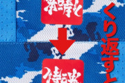 【画像】サッカー日本代表の新ユニ、逆さにすると文字がｗｗｗｗｗｗｗ