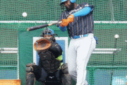 【日本ハム】メジャー108発の新外国人レイエスがフリー打撃で“大谷翔平級”160ｍ砂浜弾