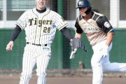 阪神・小野が２回７失点　半年ぶりの実戦マウンドで２暴投＆被安打７