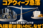 コアウィーブの信用不安とAI・半導体株安　設備に巨額を投じた企業は借金を返せるのか【海外の反応・解説】