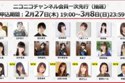 【朗報】ニコニコ超会議、豪華21人のゲストを公開