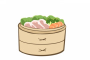 蒸し料理「美味しいです、簡単です、栄養豊富です」