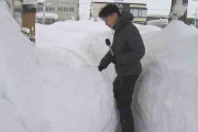青森市で40年ぶりに1月の積雪が140cm超　除雪中の死亡事故や交通の大幅な乱れなども　今夜から29日にかけて大雪