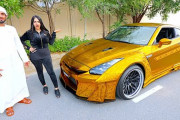 【画像】この、ドバイで4500万円で売られている金ピカの日産GTRさんｗｗｗｗｗｗｗ