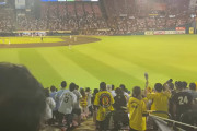 【動画】阪神ファン「あと1人！あと1人！♪」小深田（ｶｷｰﾝ）阪神ファン「！来るな！来るなあああ！！」