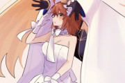 【FGO】ウェディング衣装のぐだ子とAAさん！！　この夫婦もいい////////