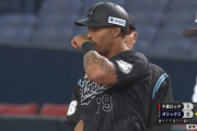 GIF画像　福田角中マーティンの3連打でロッテが初回から先制！！