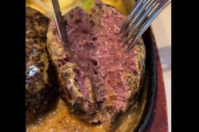 人気店の「生焼けハンバーグ」が話題に。コレ保健所的に大丈夫なのか……？