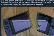 【悲報】海外の任天堂信者さん、Switchを真っ二つにしてしまうｗｗｗｗｗｗｗｗ