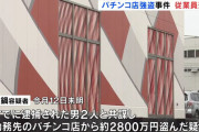 パチンコ店2800万円強盗事件　従業員の男を逮捕　被害者を装ったか
